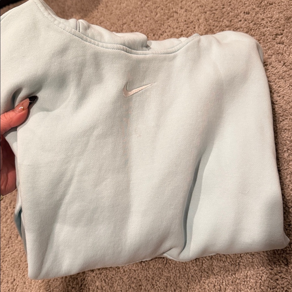 Nike Women's Light Blue Sweater